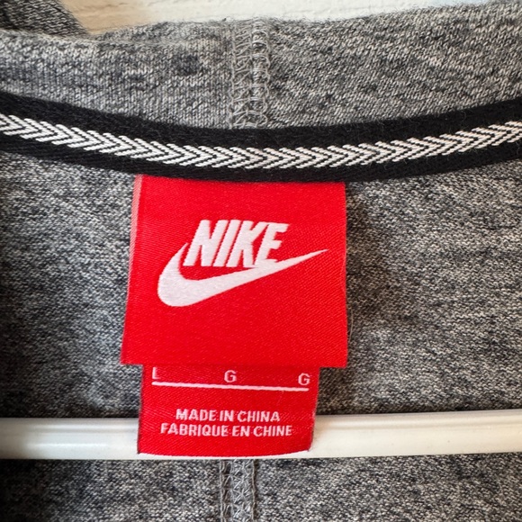 Nike Women's Gray Zip-Up Hoodie - Picture 3 of 5